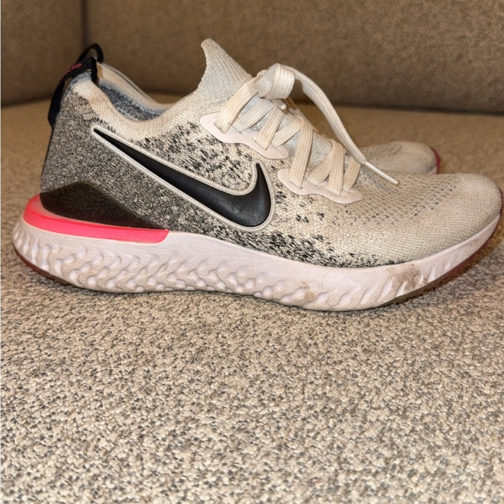 Nike Epic React Women's Sneakers - White, Black, Pink
